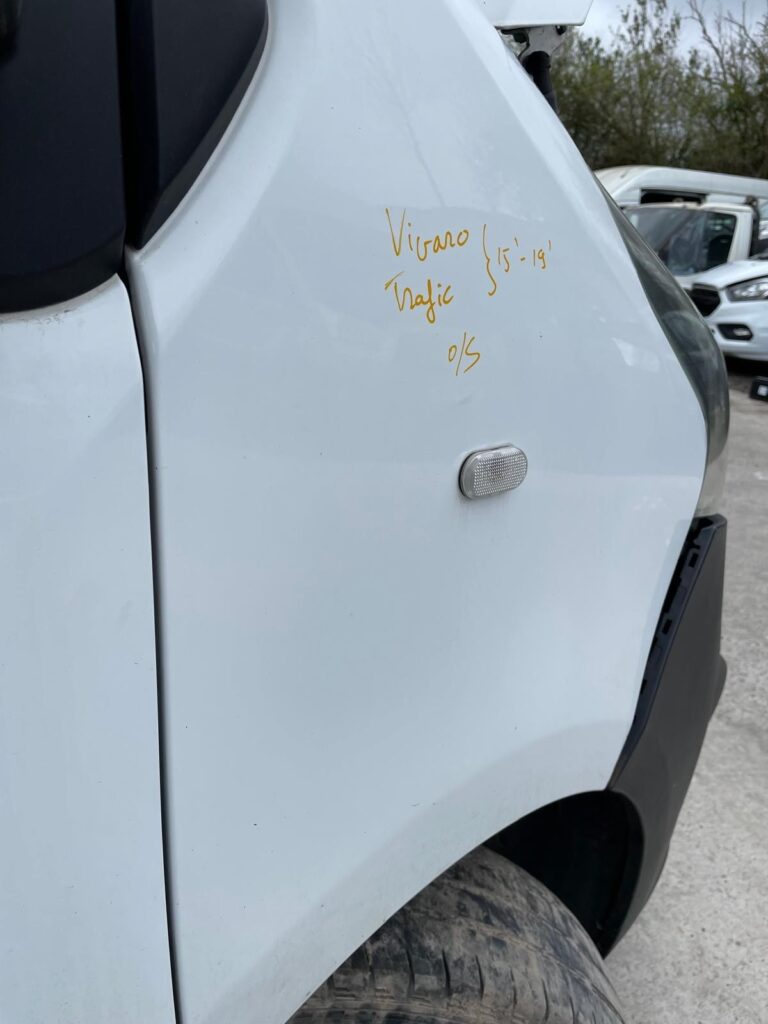 Vivaro Trafic Wing Fender Right Side OS Renault Vauxhall 2015 2019 White - Image 14