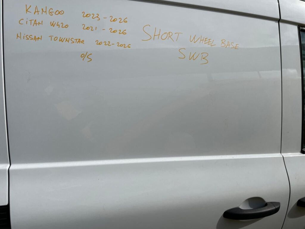 Kangoo Citan Townstar Side Loading Sliding Door Right Side OS Renault Nissan - Image 6