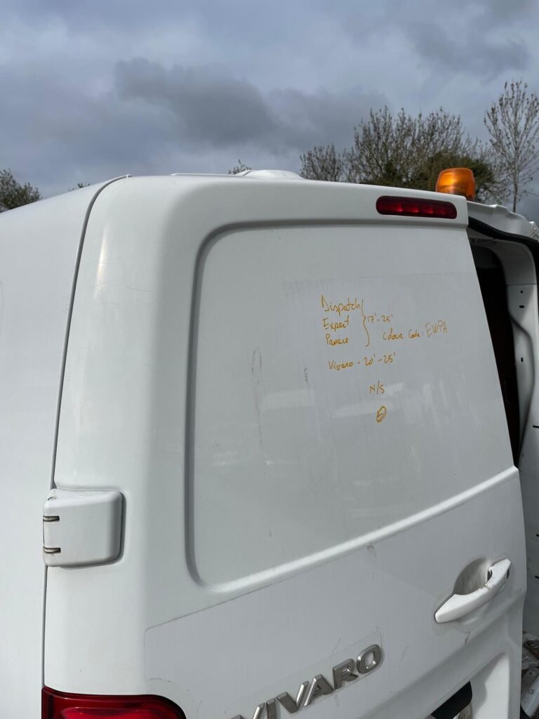 Dispatch Expert Proace Rear Door Left Side NS White 2017 2025 Vivaro 20 25 - Image 6