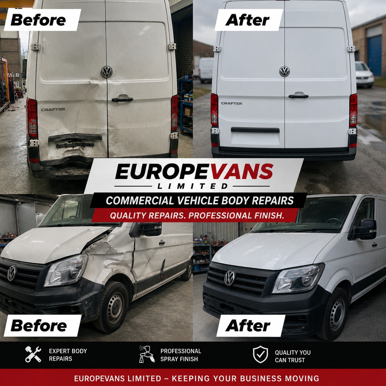 Professional Van & Commercial Vehicle Body Repair Specialists