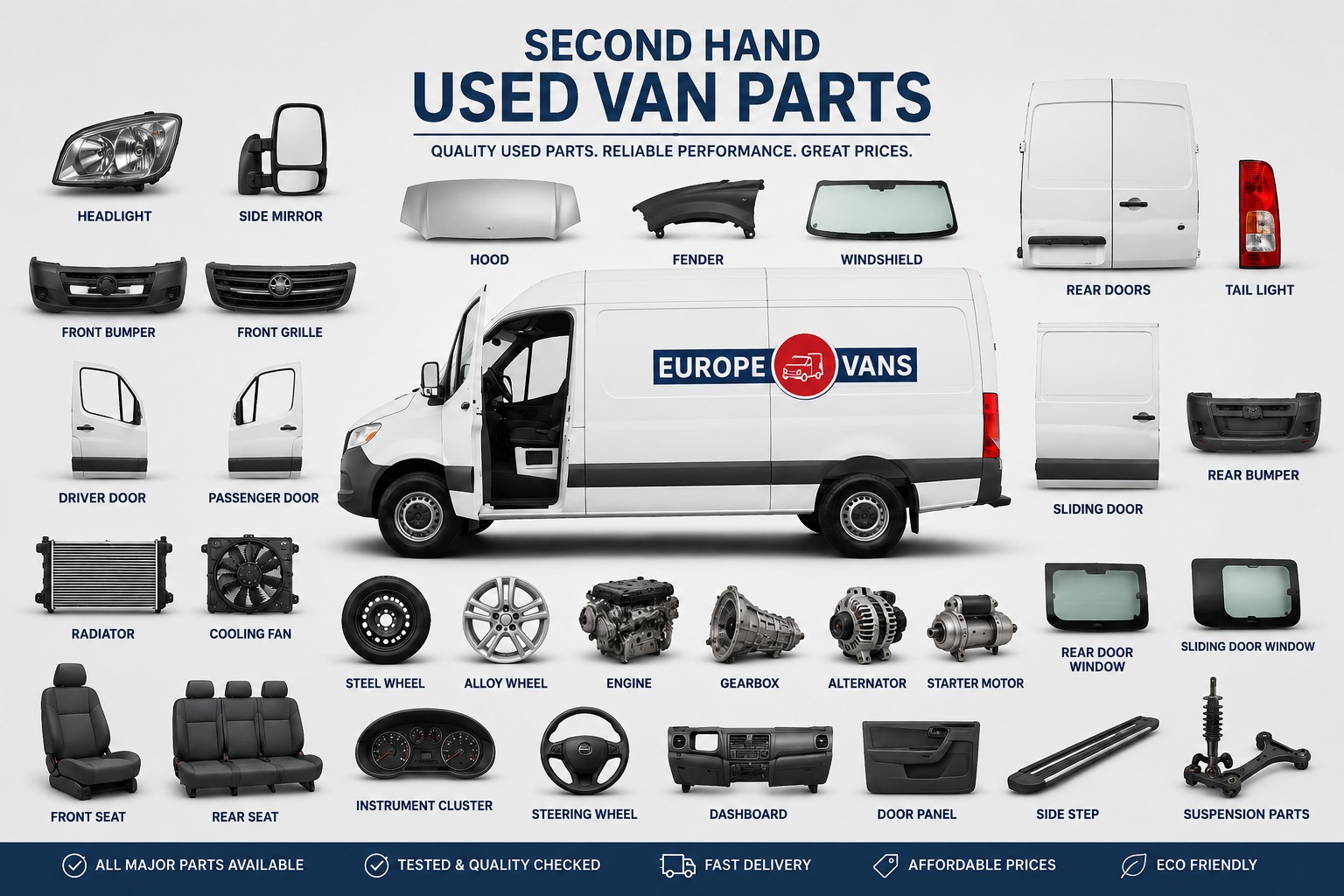 Europevans Limited – Your Trusted Source for Commercial Vehicle Parts & Services