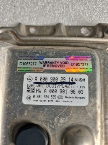 Mercedes Sprinter (2017) AdBlue Control Module A0009002914(11) - imagine 9