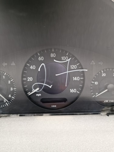 Mercedes E-Class Speedometer Cluster A2115403647 (27) Scratches - imagine 3