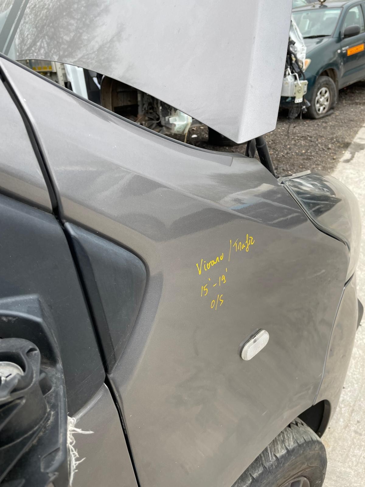 Vivaro Trafic Wing Fender Right O/S Vauxhall Renault 2015-2019 Grey