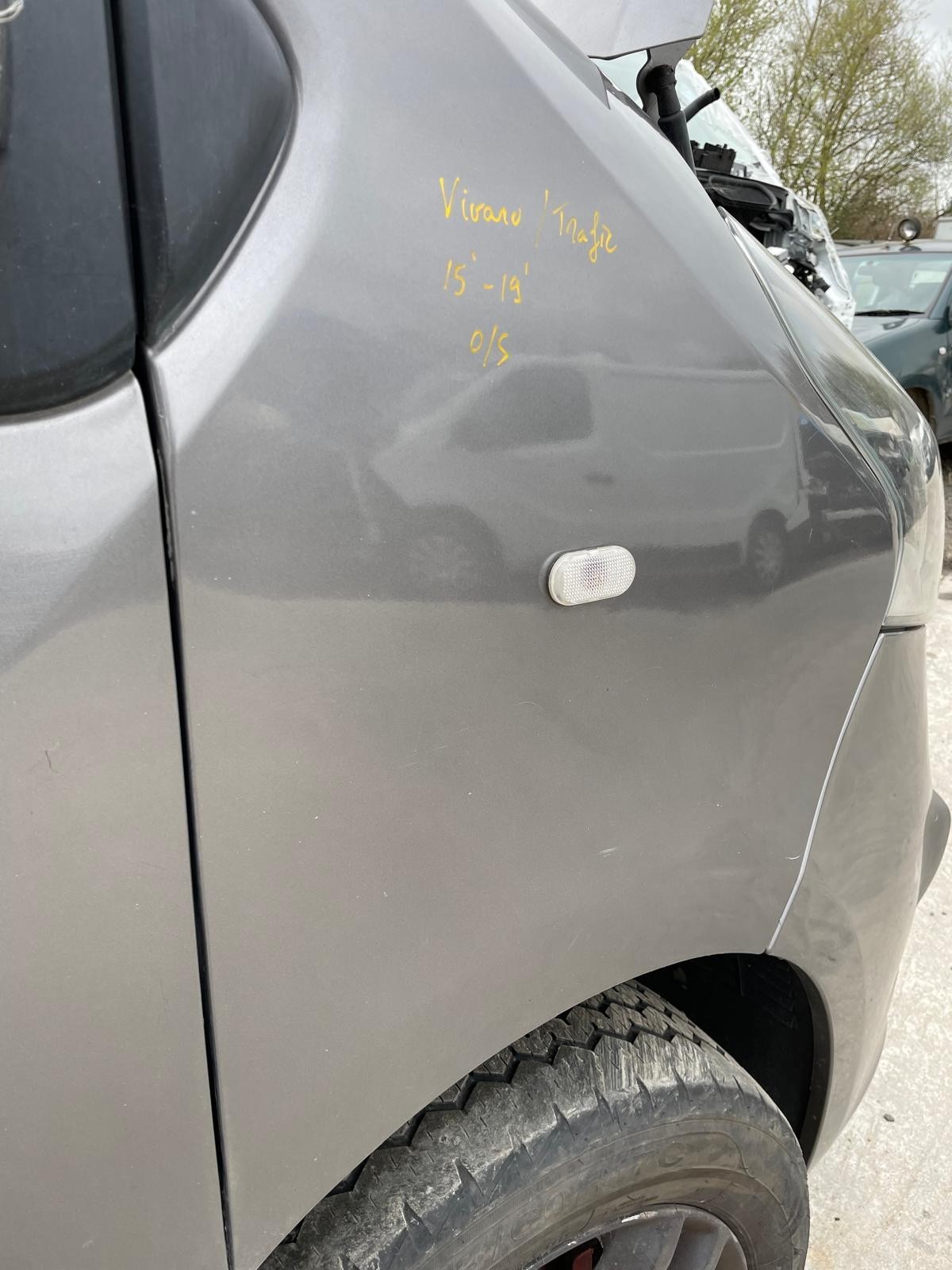 Vivaro Trafic Wing Fender Right O/S Vauxhall Renault 2015-2019 Grey