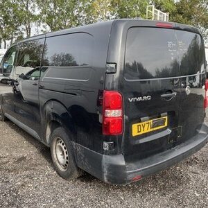 Citroen Dispatch Expert Proace Vivaro 2017 2025 Rear Door Left N/S In Black