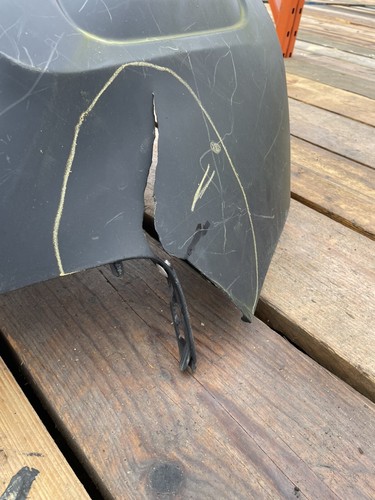Peugeot Expert 2018-2024 Front Bumper In White DAMAGED