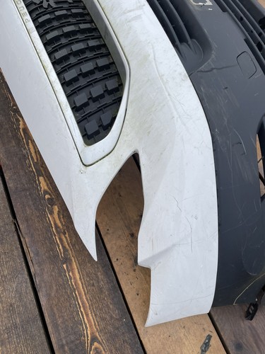 Peugeot Expert 2018-2024 Front Bumper In White DAMAGED