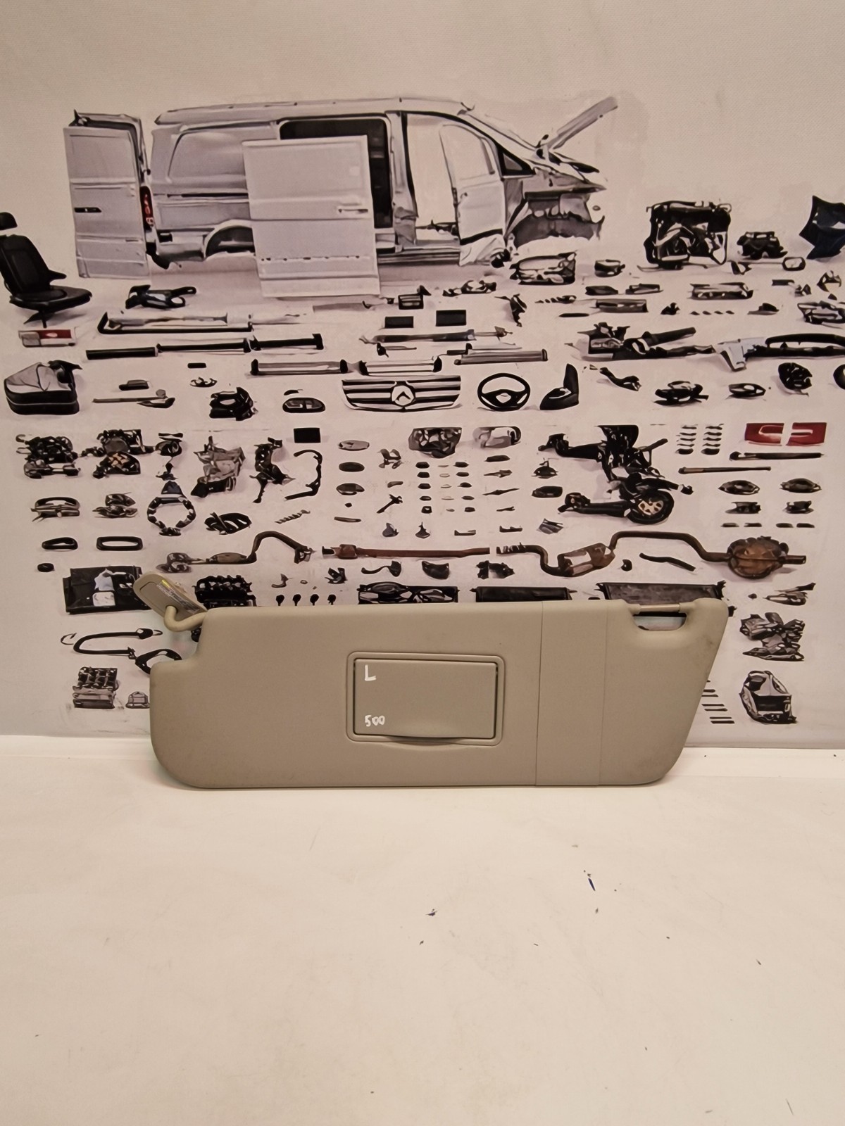 Custom Sun Visor Left Side Ford Transit BK21V04100A 500 - imagine 17