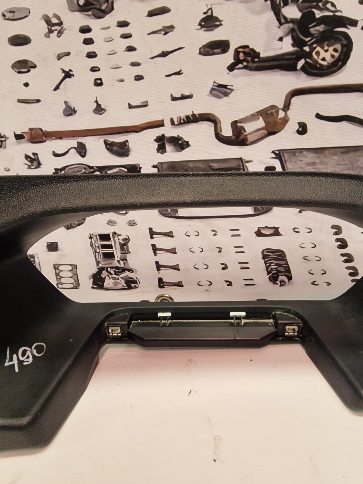 Custom Spidometer Cluster Surround Trim Cover Transit JK21V044D70 490