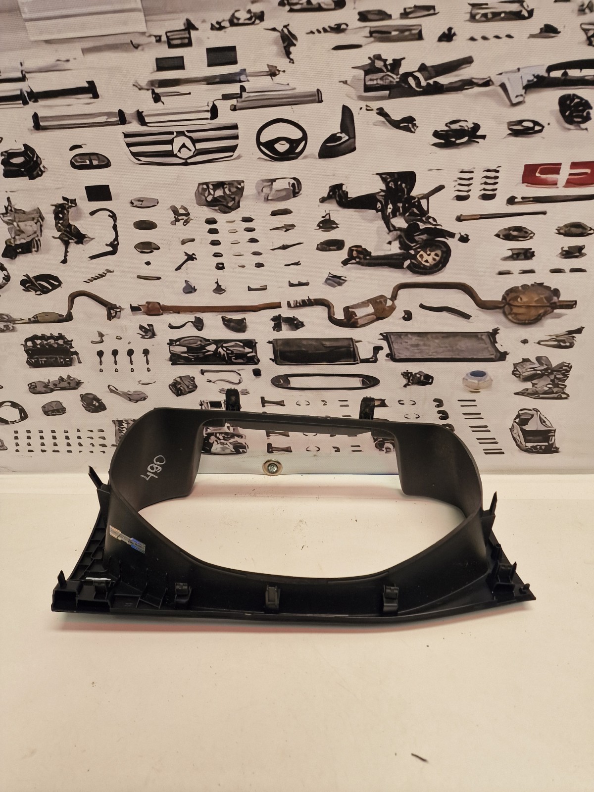 Custom Spidometer Cluster Surround Trim Cover Transit JK21V044D70 490