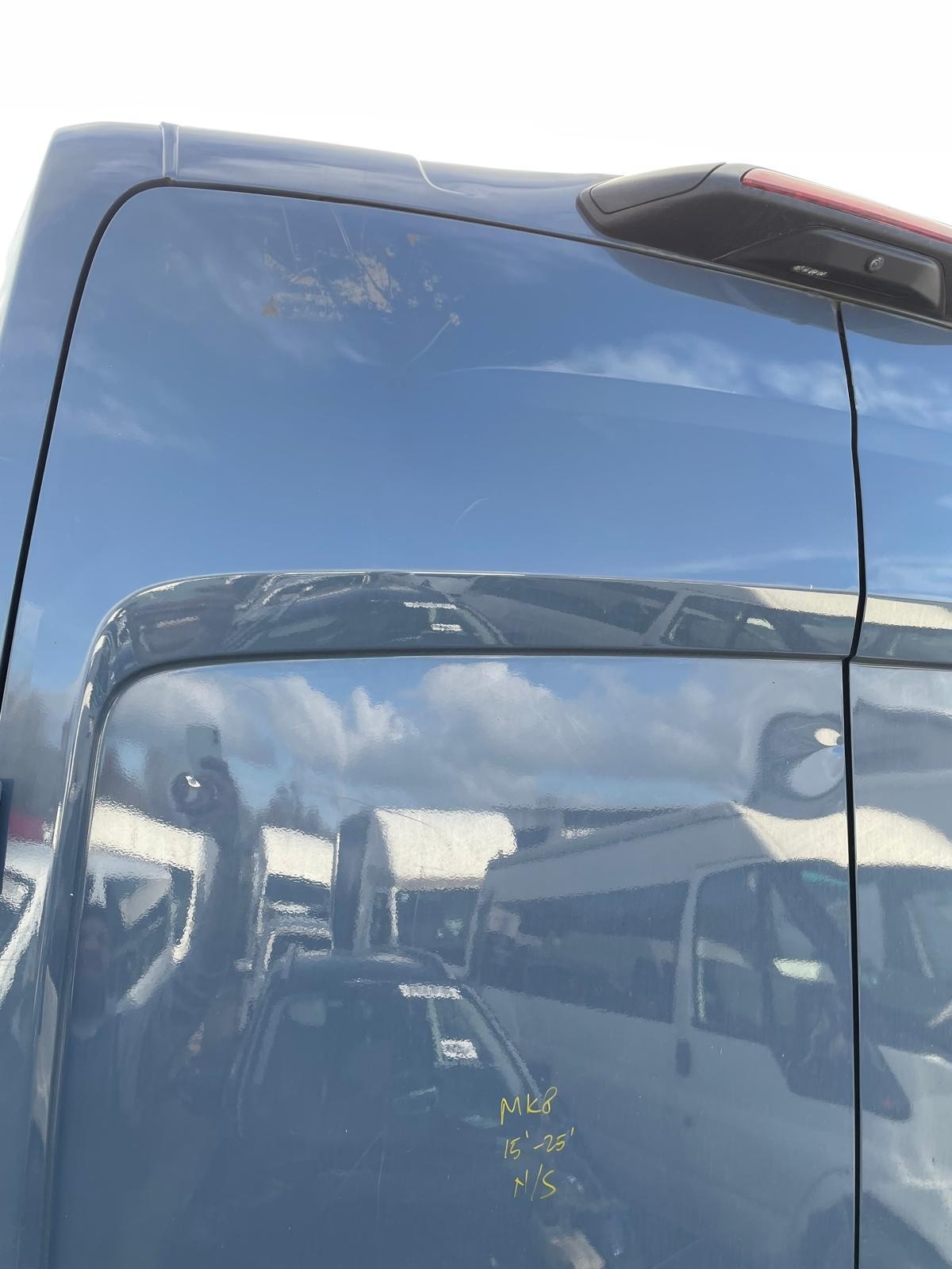Ford Transit MK8 2015-2025 Rear Door Left N/S In GREY AMAZON