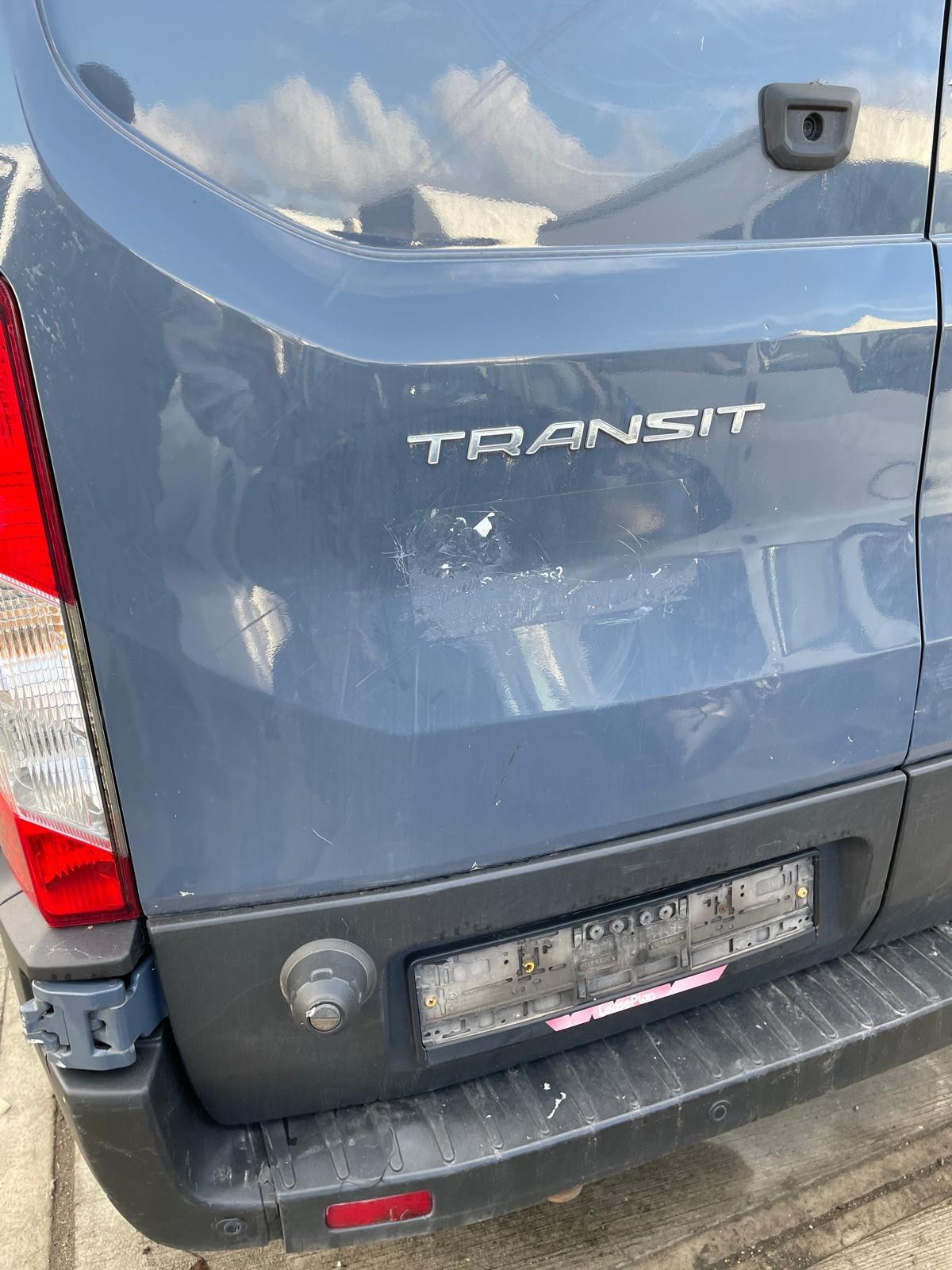 Ford Transit MK8 2015-2025 Rear Door Left N/S In GREY AMAZON