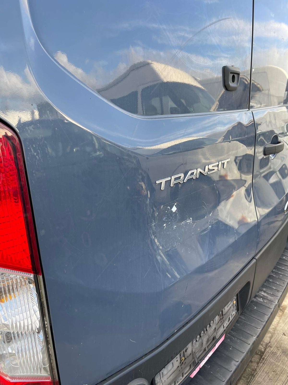 Ford Transit MK8 2015-2025 Rear Door Left N/S In GREY AMAZON