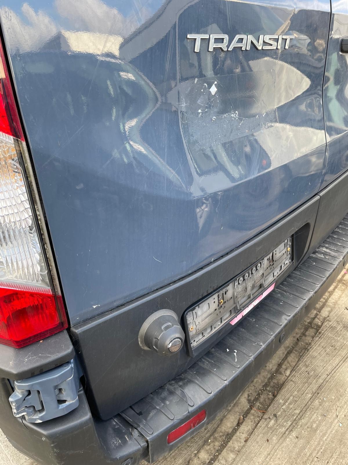 Ford Transit MK8 2015-2025 Rear Door Left N/S In GREY AMAZON