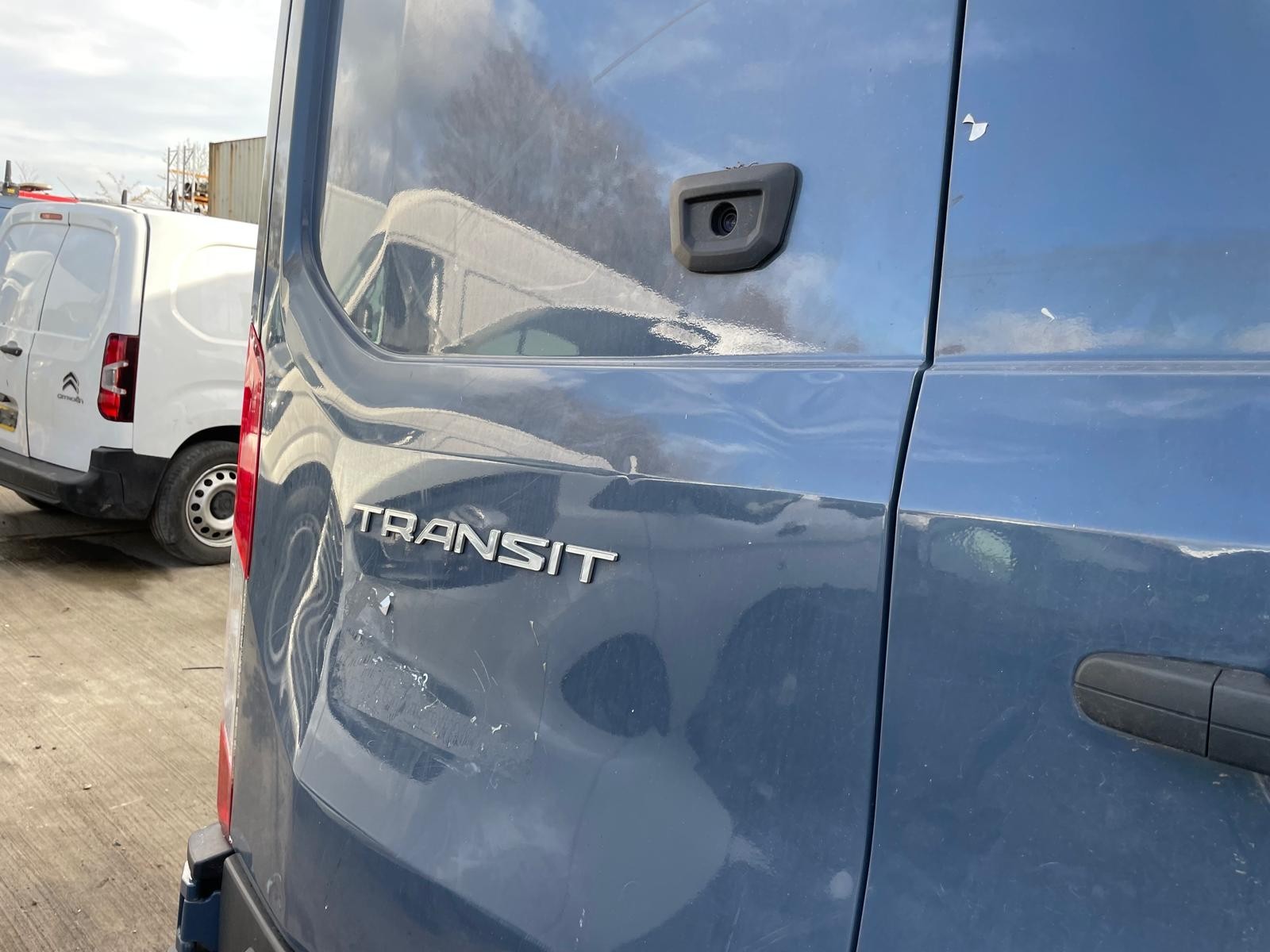 Ford Transit MK8 2015-2025 Rear Door Left N/S In GREY AMAZON