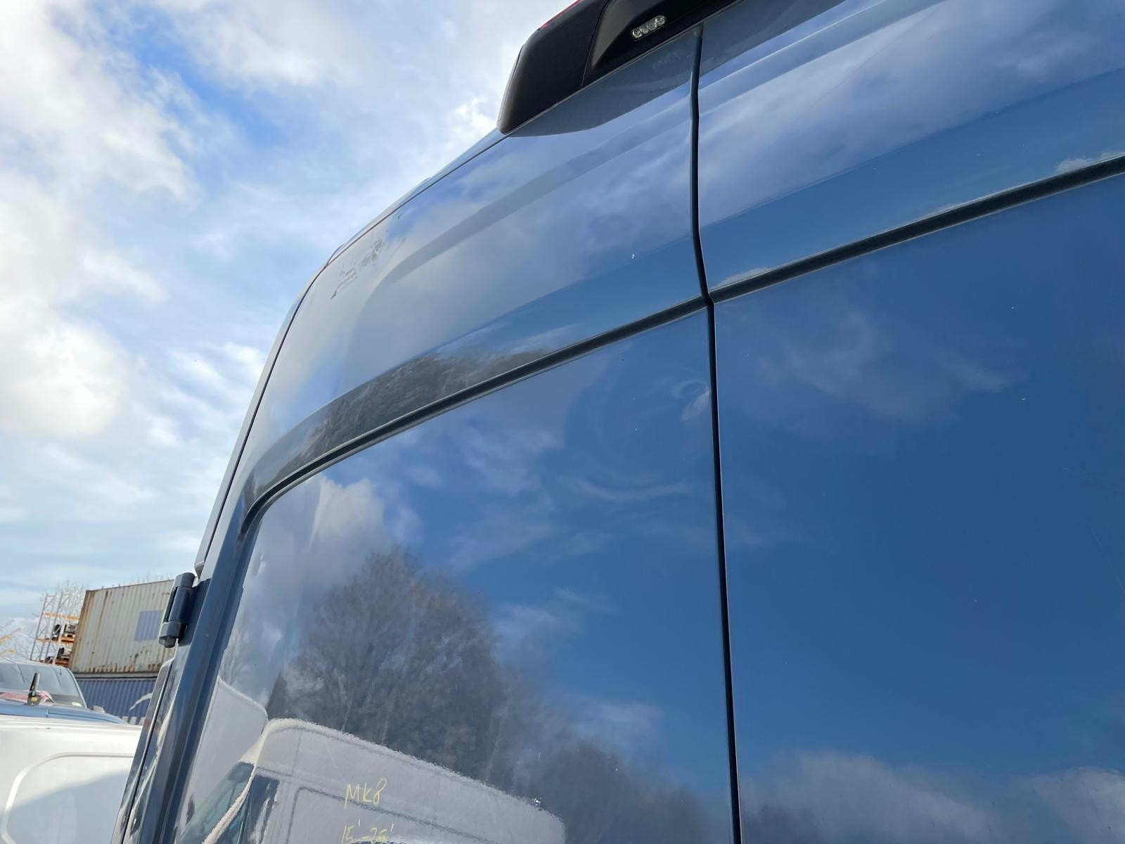 Ford Transit MK8 2015-2025 Rear Door Left N/S In GREY AMAZON