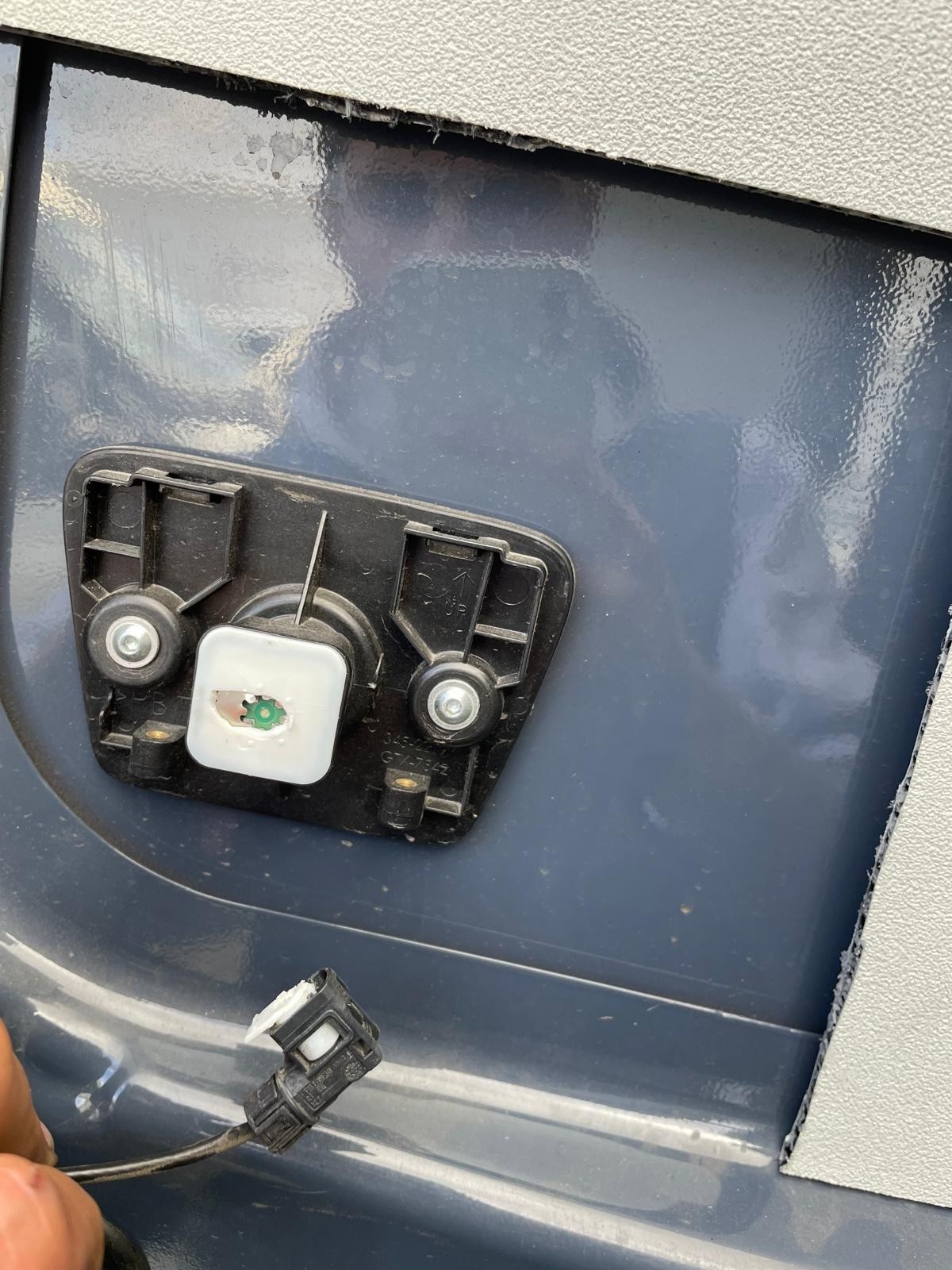 Ford Transit MK8 2015-2025 Rear Door Left N/S In GREY AMAZON