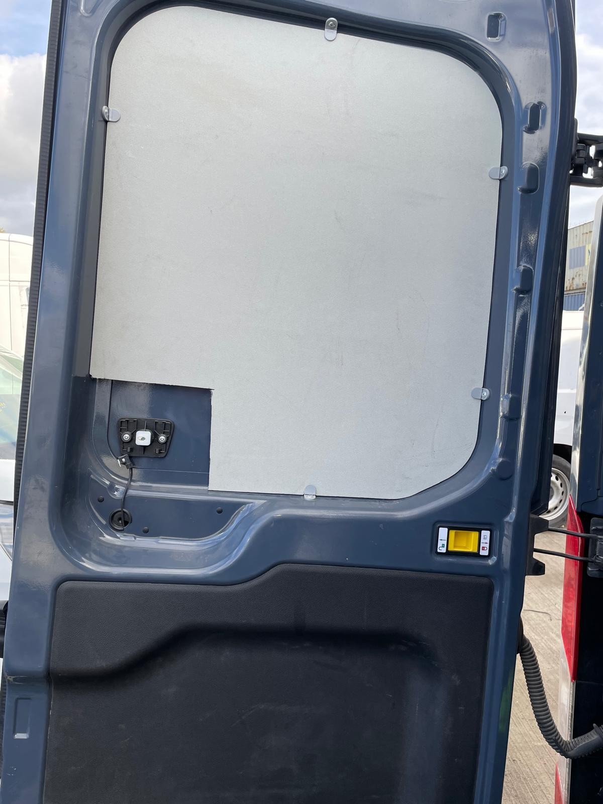 Ford Transit MK8 2015-2025 Rear Door Left N/S In GREY AMAZON