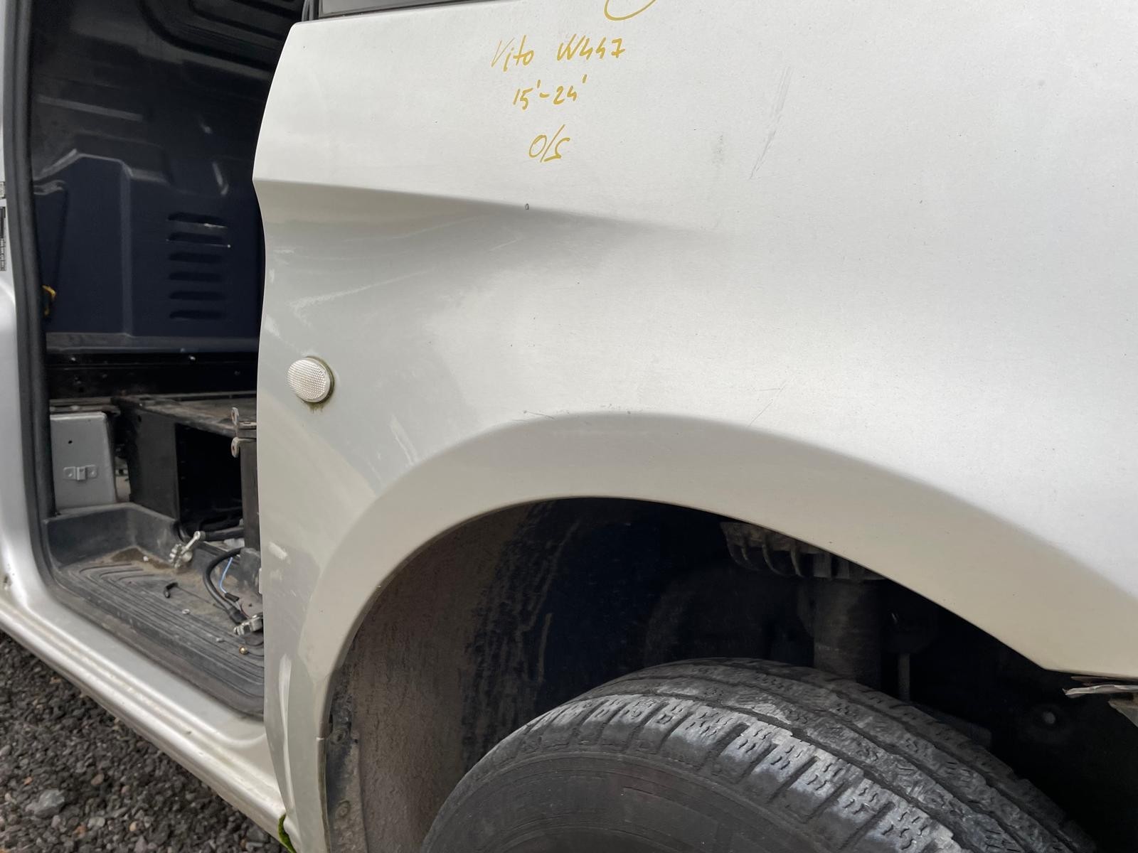 Mercedes Vito V Class Viano 2015-2024 Wing Fender Right O/S Silver