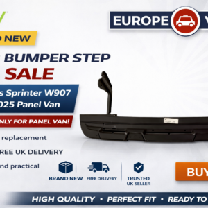 Sprinter Rear Metal Step Mercedes Sprinter W907 2018 2025 Rear Metal Step Panel