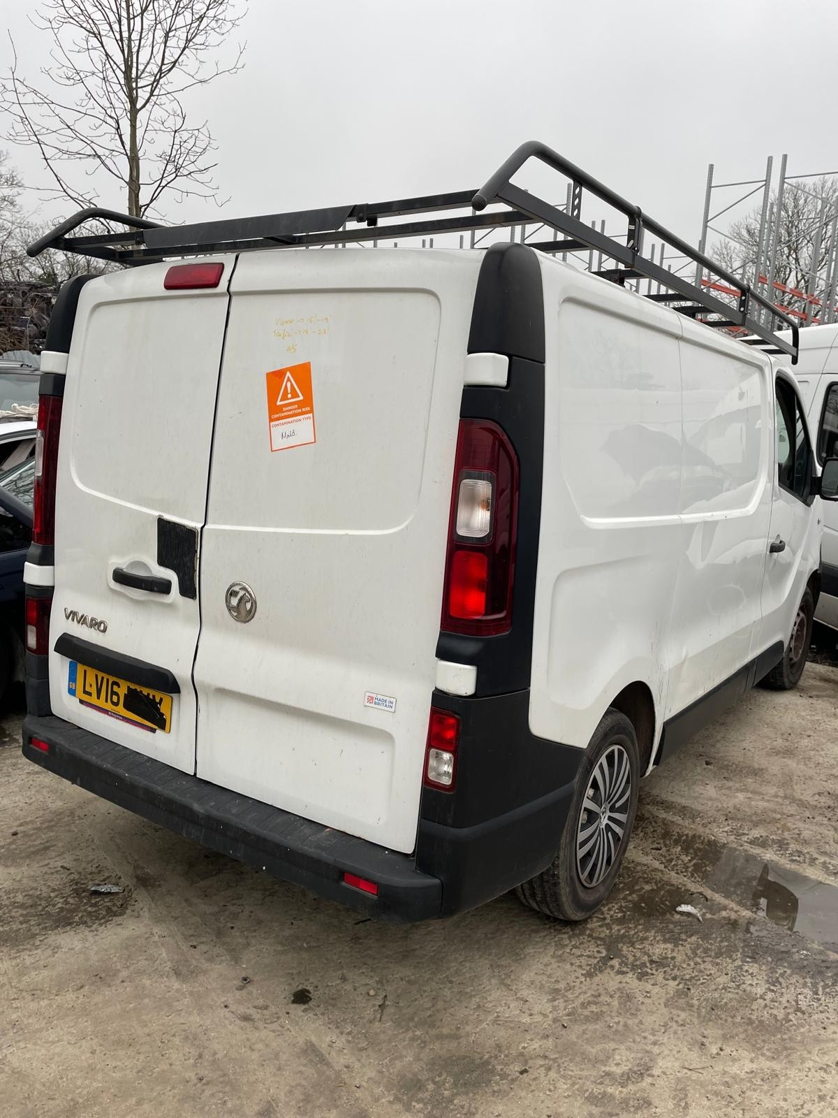 Vauxhall Vivaro 2015-2019 Renault Trafic 2015-2023 Rear Door Right Side O/S