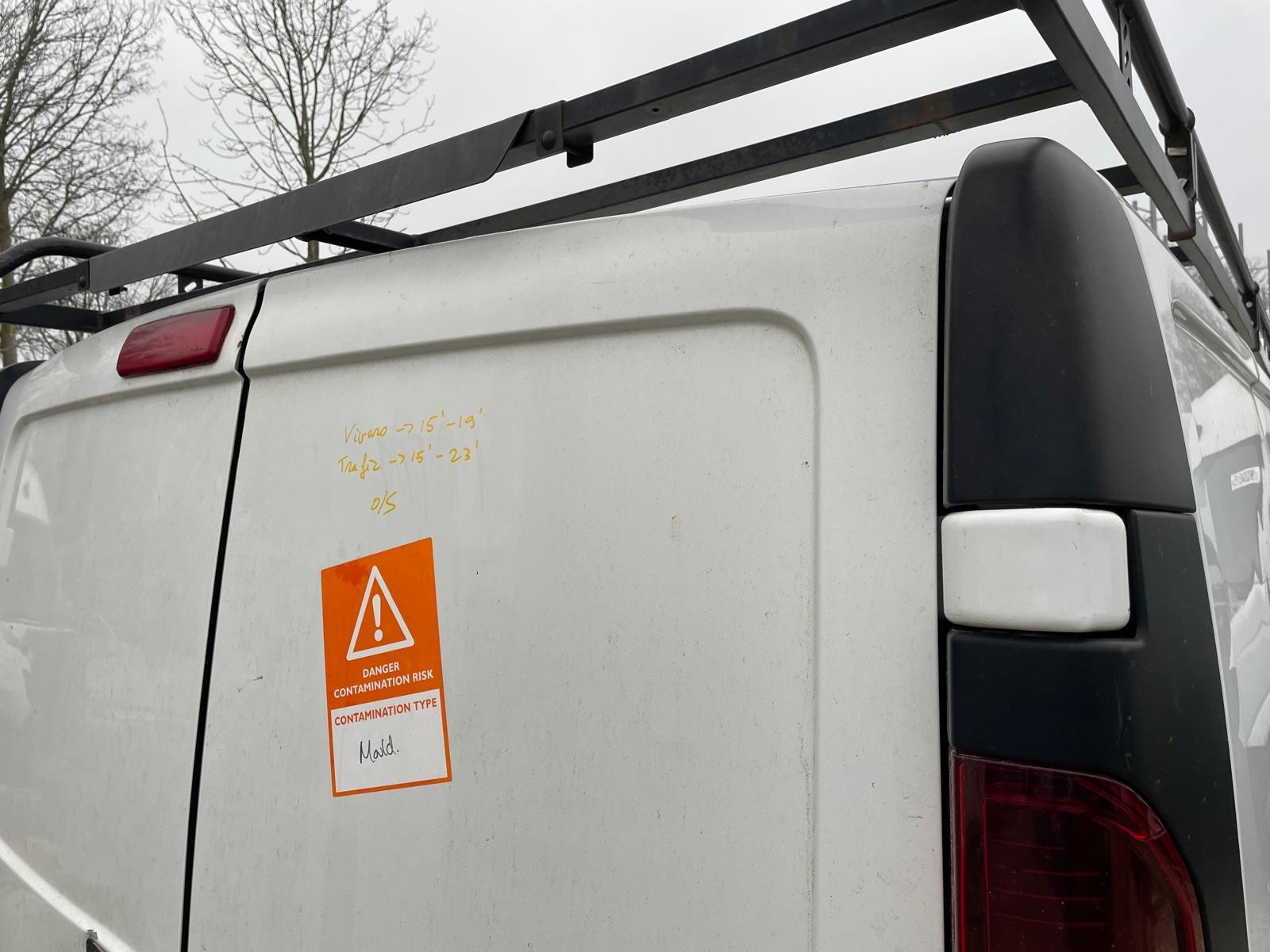 Vauxhall Vivaro 2015-2019 Renault Trafic 2015-2023 Rear Door Right Side O/S