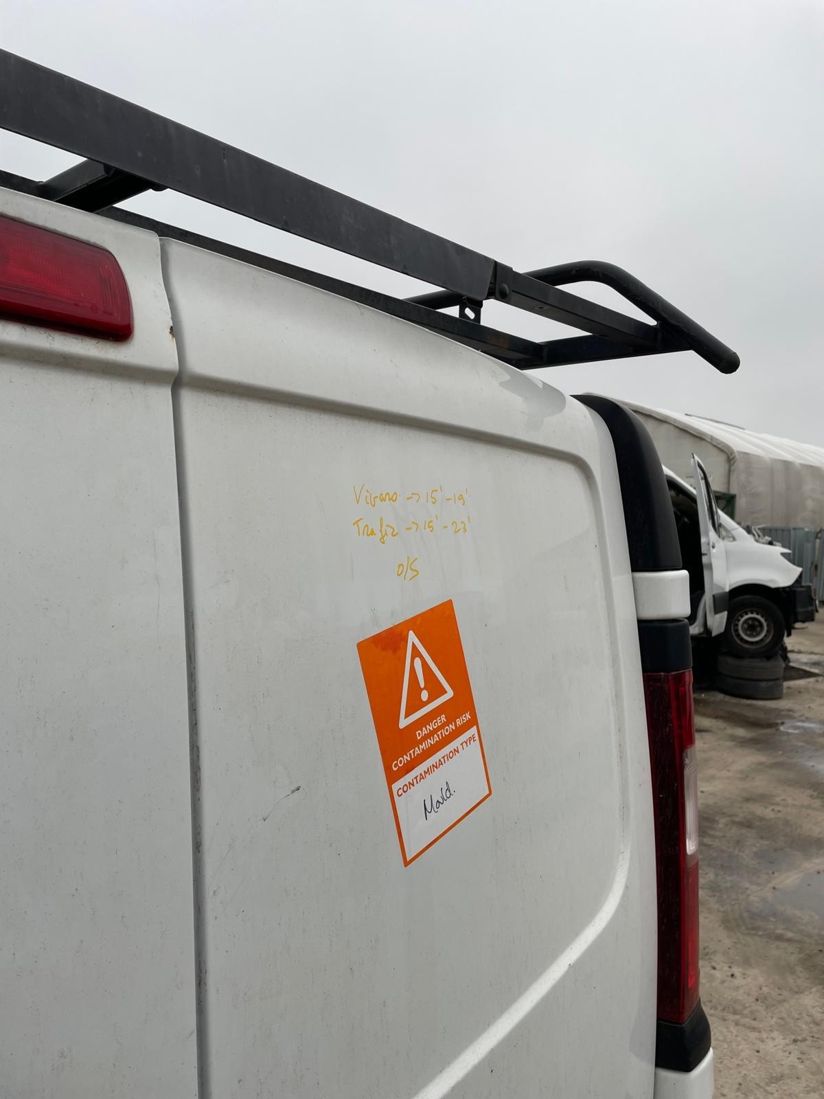 Vauxhall Vivaro 2015-2019 Renault Trafic 2015-2023 Rear Door Right Side O/S