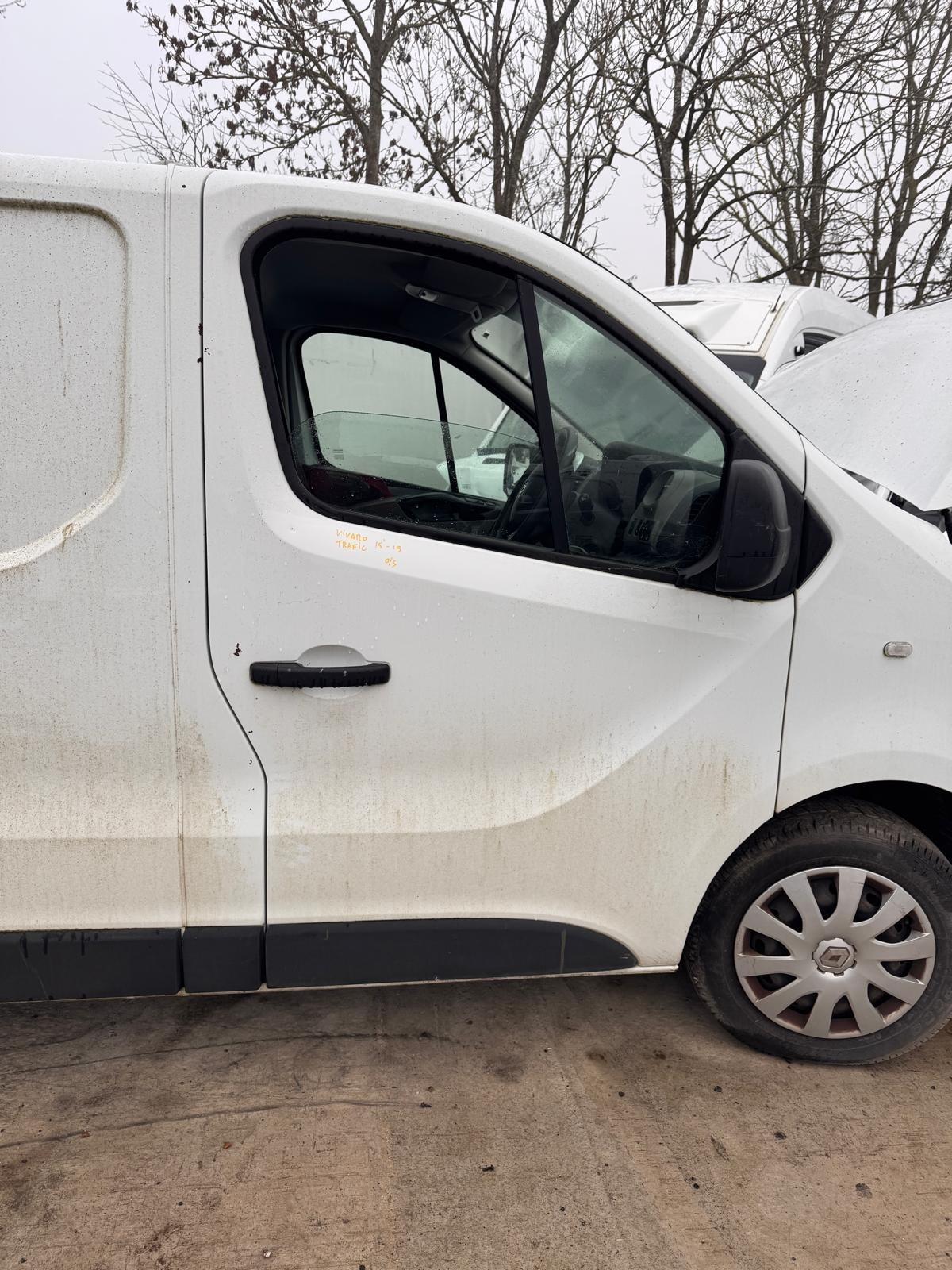 Vauxhall Vivaro Trafic 2015-2019 Front Door Right O/S In White - imagine 2