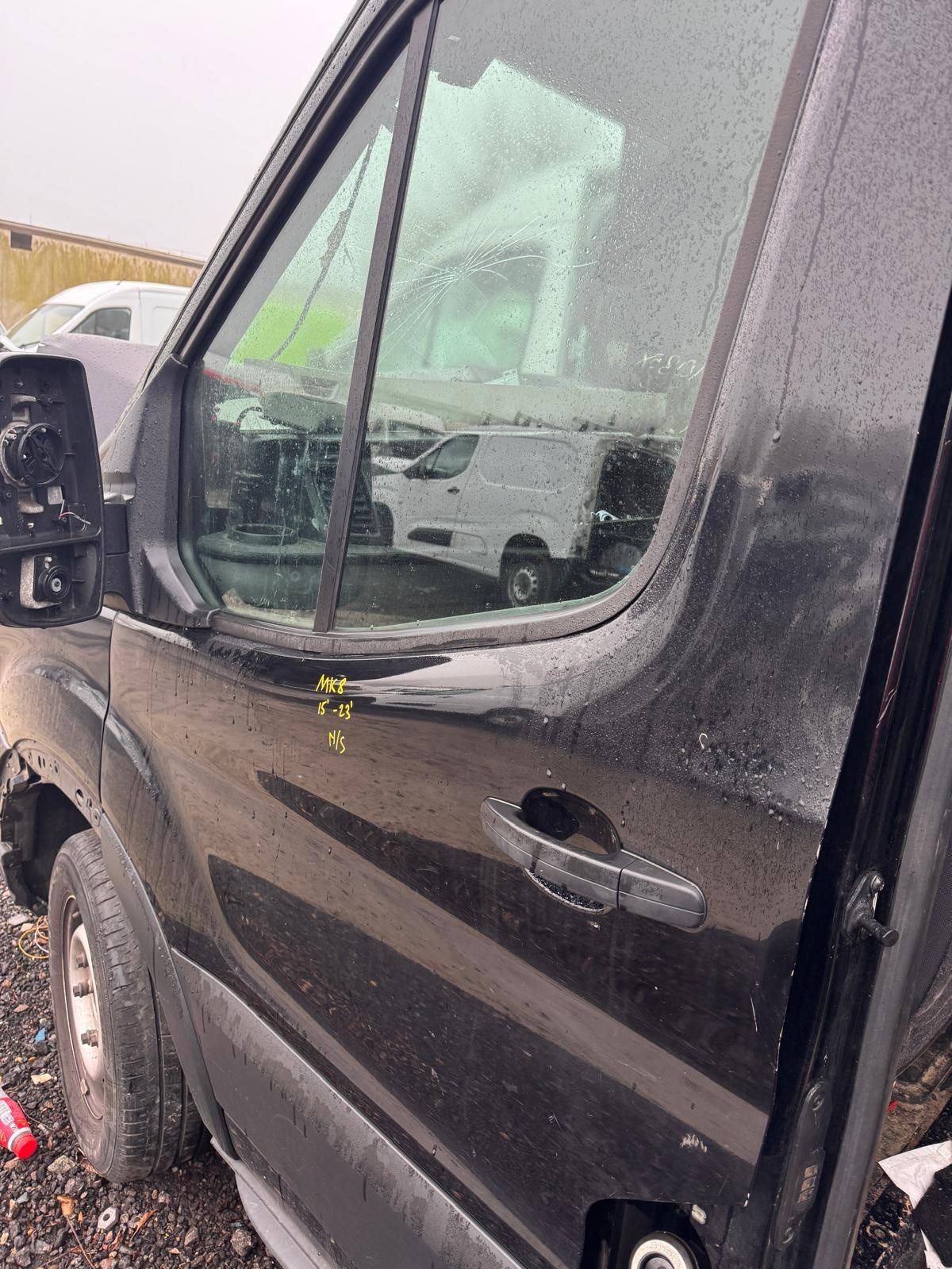Ford Transit MK8 2015-2023 Front Door Left N/S Black - imagine 4