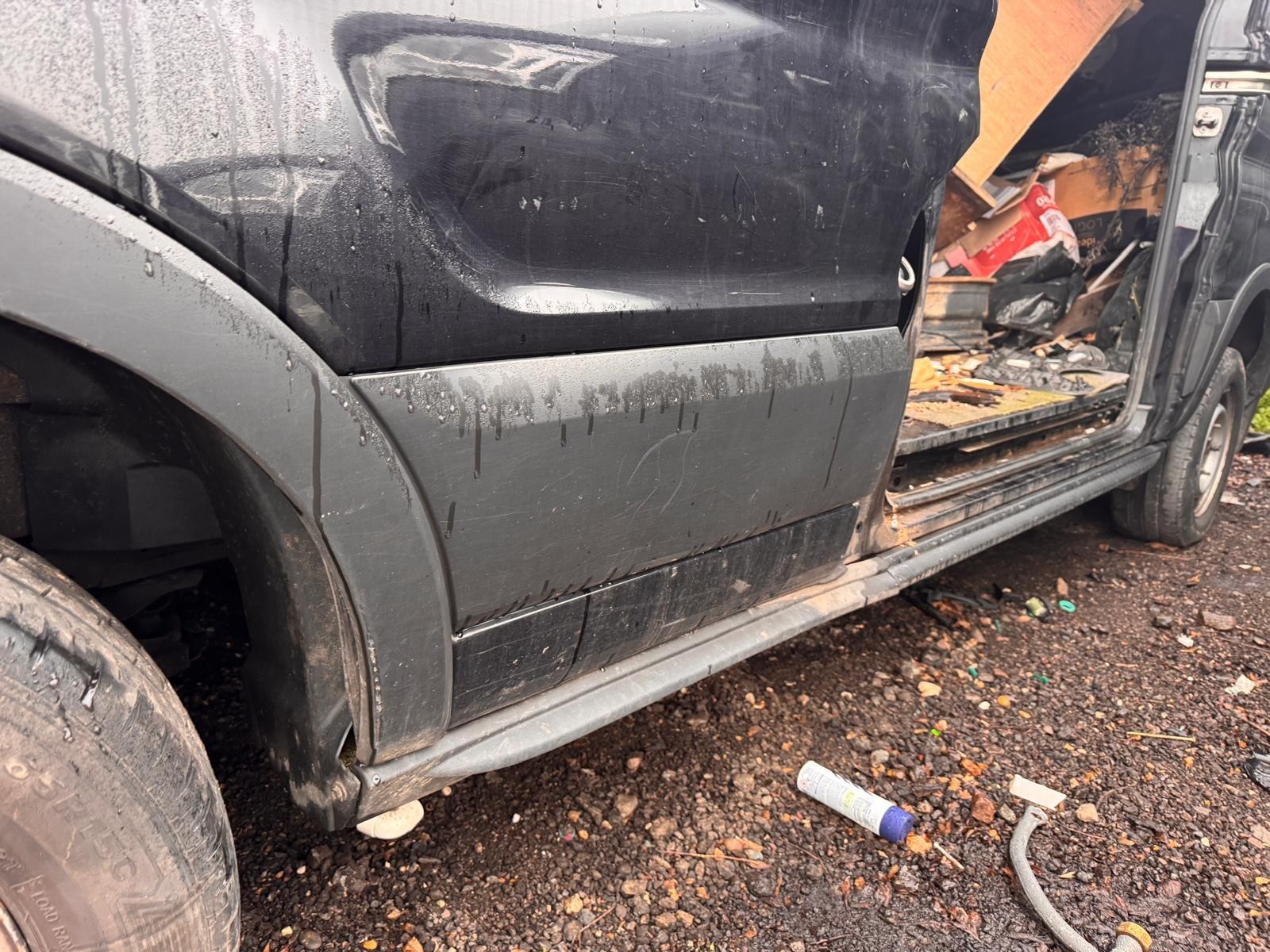 Ford Transit MK8 2015-2023 Front Door Left N/S Black - imagine 8
