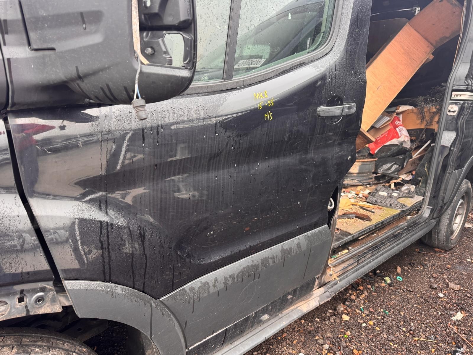 Ford Transit MK8 2015-2023 Front Door Left N/S Black - imagine 9