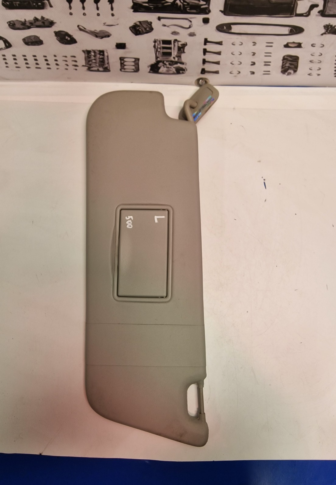 Custom Sun Visor Left Side Ford Transit BK21V04100A 500 - imagine 5
