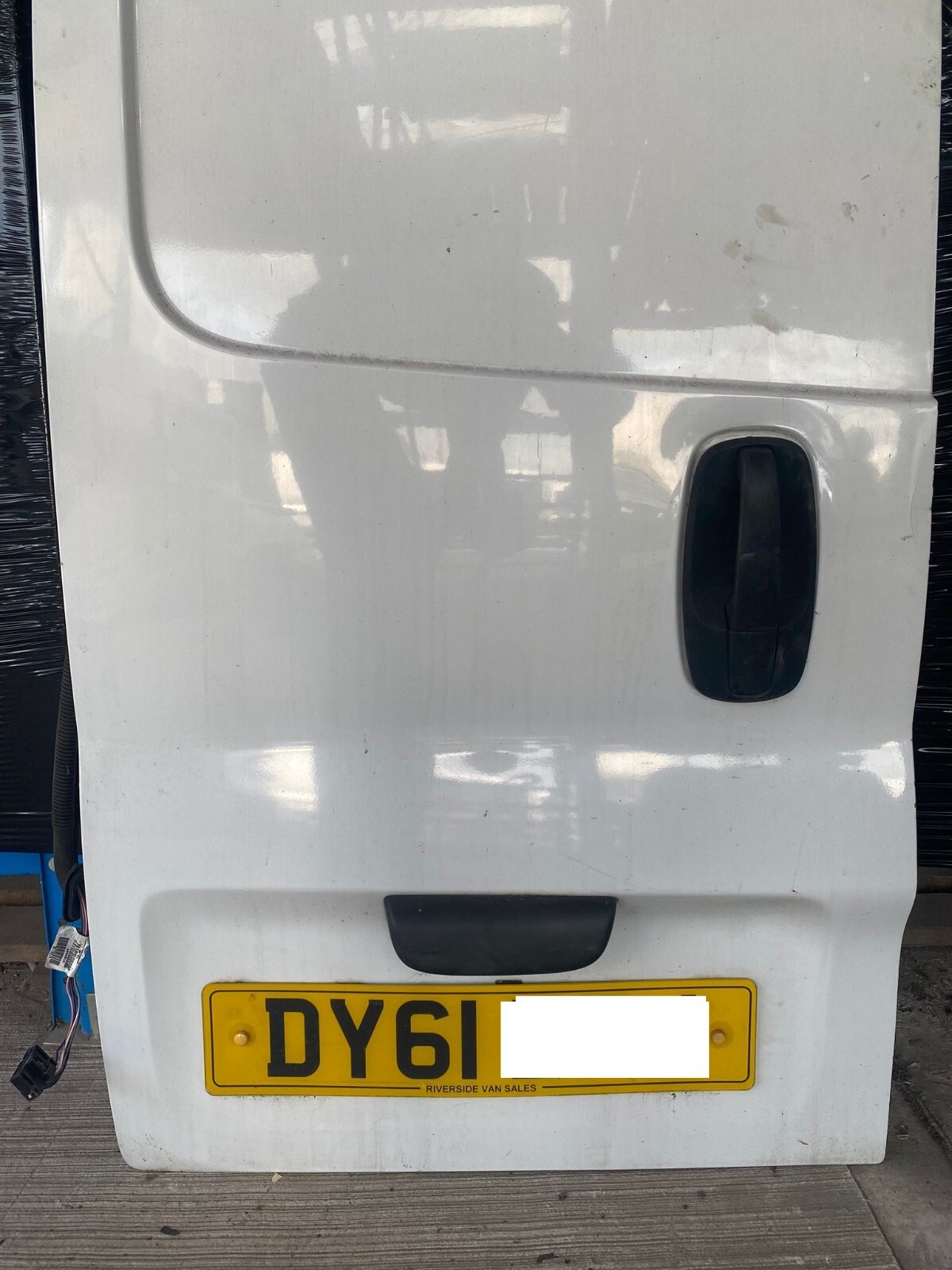 Vauxhall Vivaro Trafic 2006-2014 Rear Door Left N/S/R In White