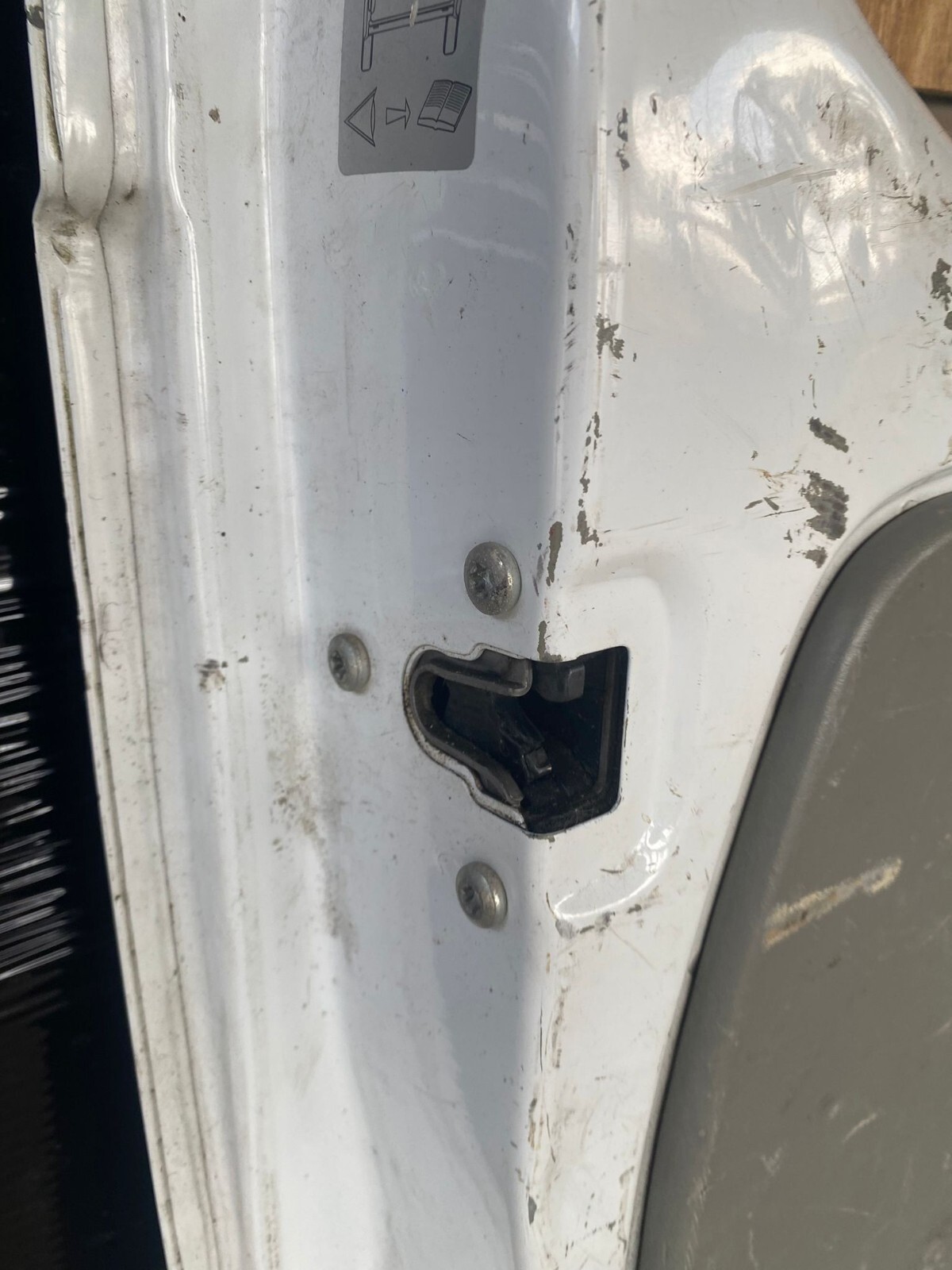 Vauxhall Vivaro Trafic 2006-2014 Rear Door Left N/S/R In White