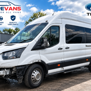 Ford Transit MK8 2020 2026 Side Loading Door Sliding Door Facelift White Glass