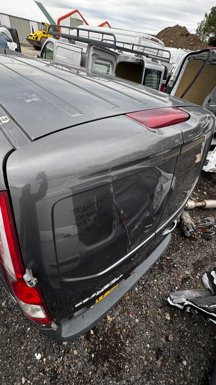 Ford Transit CONNECT 2013 2023 Rear Door Left Side N/S in Grey BREAKING - imagine 4