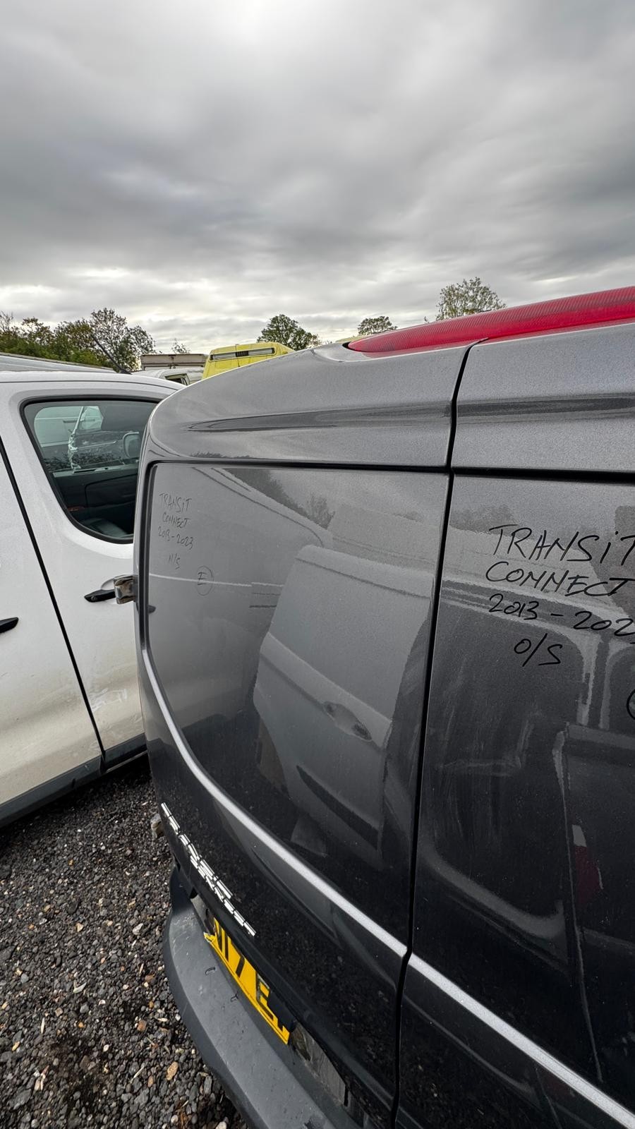 Ford Transit CONNECT 2013 2023 Rear Door Left Side N/S in Grey BREAKING - imagine 11