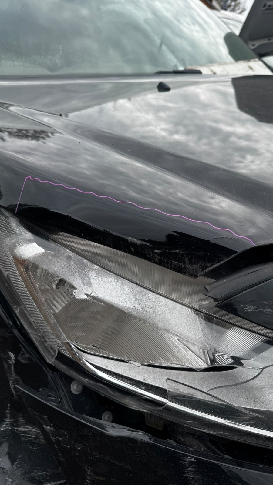 Ford Transit CONNECT 2019 2023 LCI Bonnet in Black BREAKING - Image 2