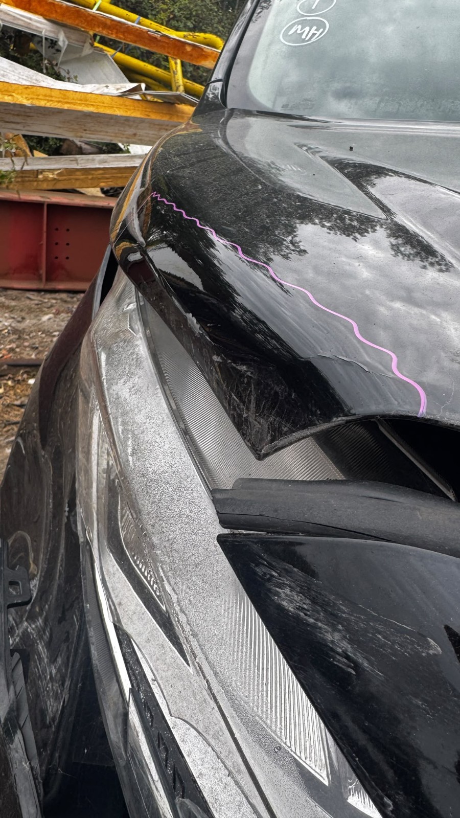 Ford Transit CONNECT 2019 2023 LCI Bonnet in Black BREAKING - Image 3