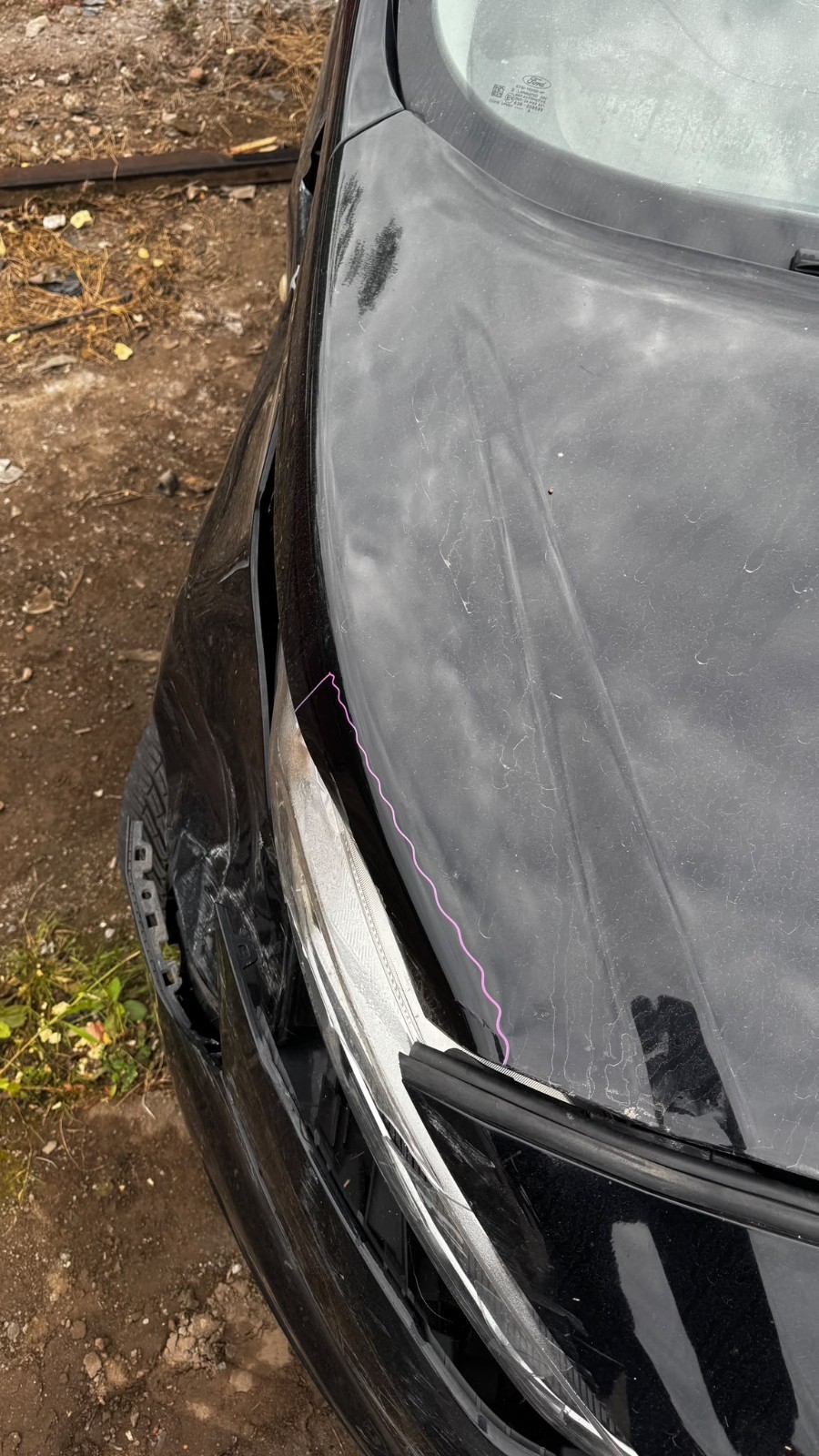 Ford Transit CONNECT 2019 2023 LCI Bonnet in Black BREAKING - Image 5