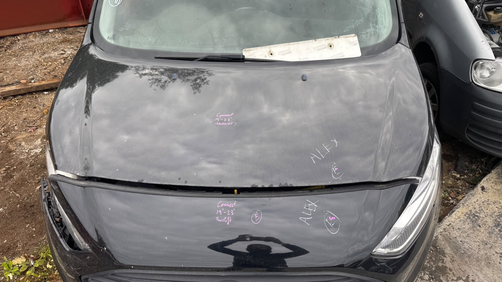 Ford Transit CONNECT 2019 2023 LCI Bonnet in Black BREAKING - Image 8