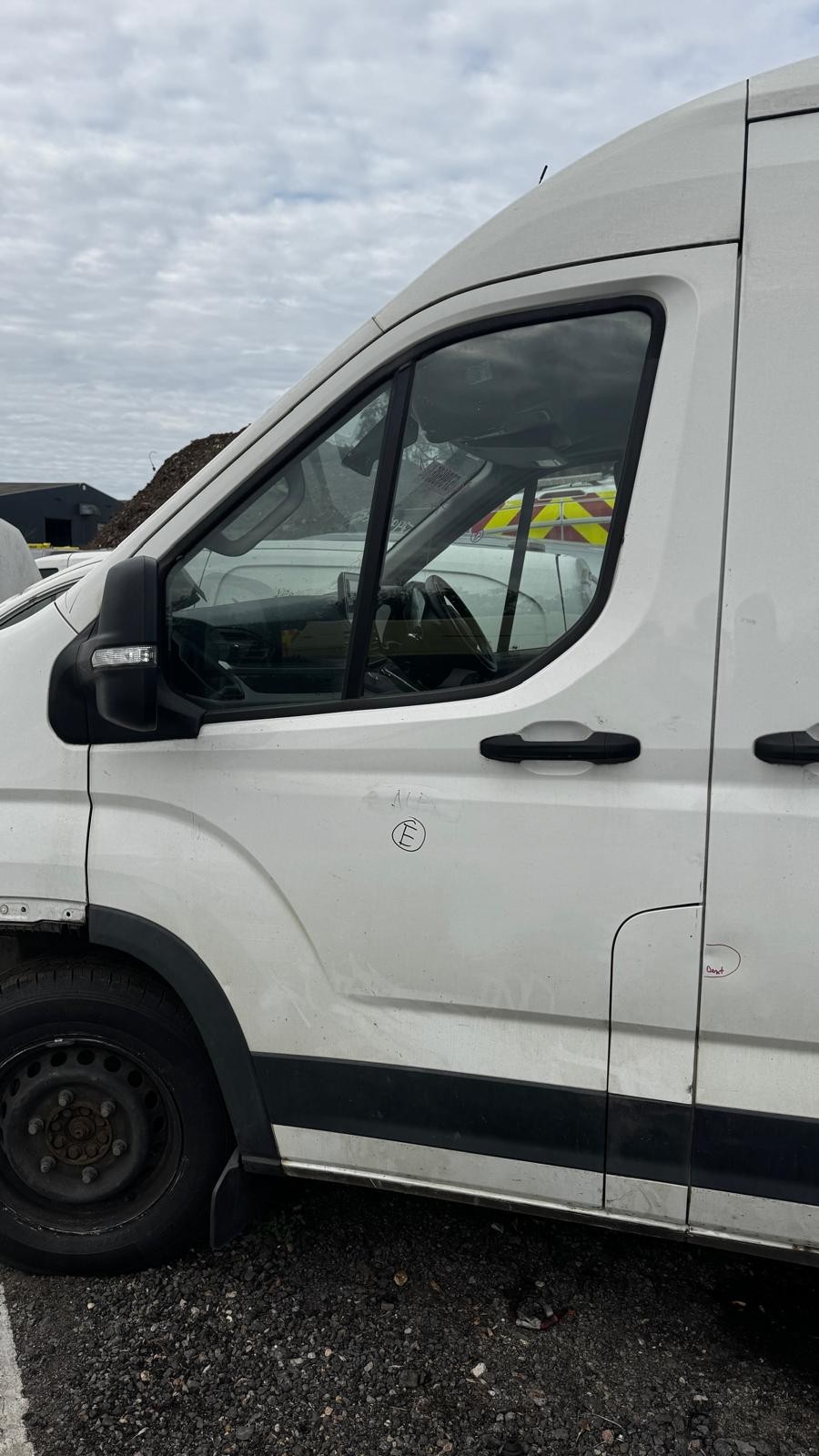 LDV Maxus Deliver 9 2019 2025 Front Door Left Side Passenger N/S in White - Image 2