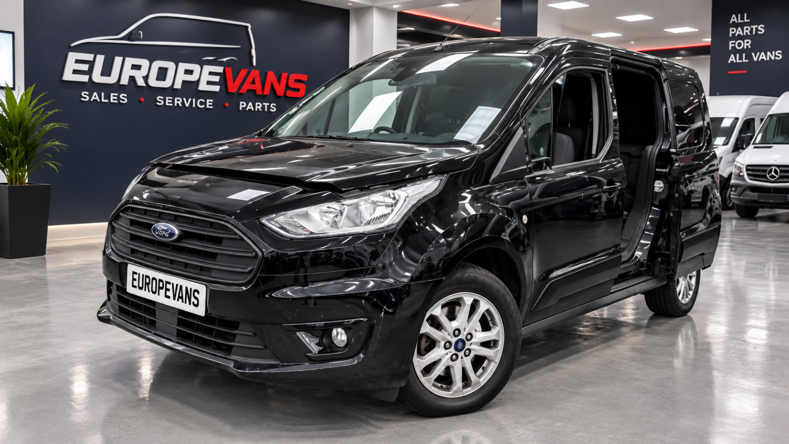 Ford Transit CONNECT 2019 2023 LCI Bonnet in Black BREAKING