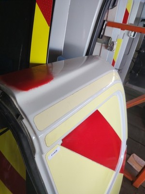 Peugeot Bipper Citroen Nemo Fiat Right Rear Door OS 2007 2017 P1428 - imagine 4