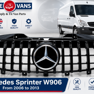 Mercedes Sprinter W906 2006 2013 Front Grille Radiator Grille GT Piano Black