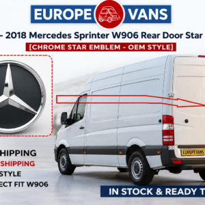 Mercedes Sprinter 2006 2018 Rear Door Badge Logo Emblem Star W906